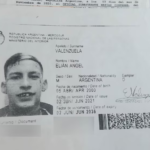 Documento de L-Gante incautado en allanamiento