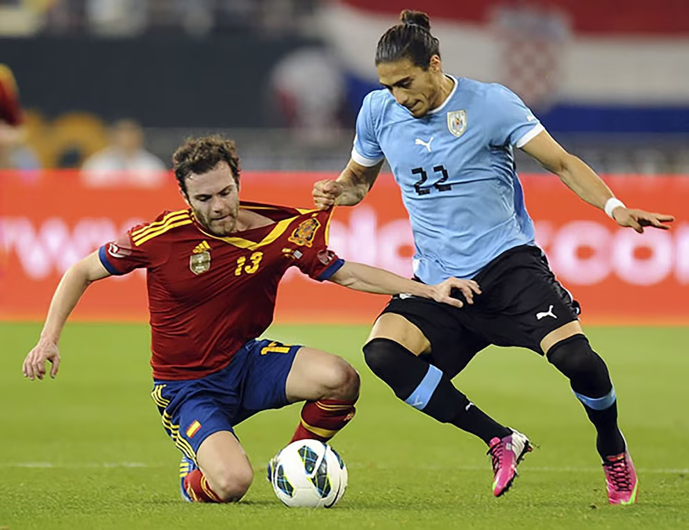 Jugadores de España y Uruguay en el España vs Uruguay historial