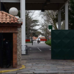 Entrada principal de la Quinta de Olivos tras el hallazgo del soldado muerto Quinta de Olivos