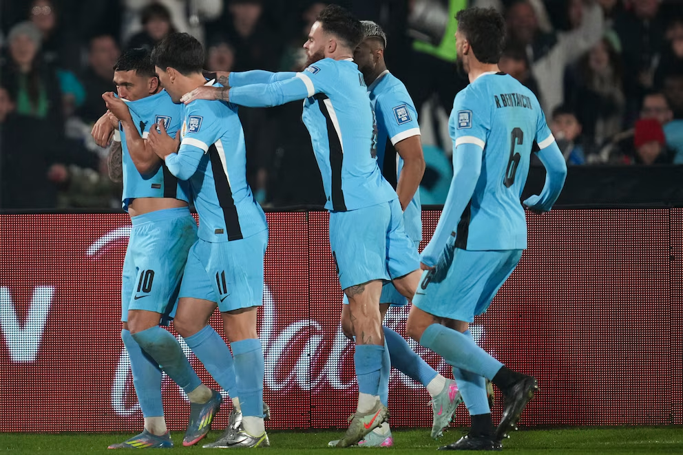 Entrenamiento de la selección uruguaya de fútbol