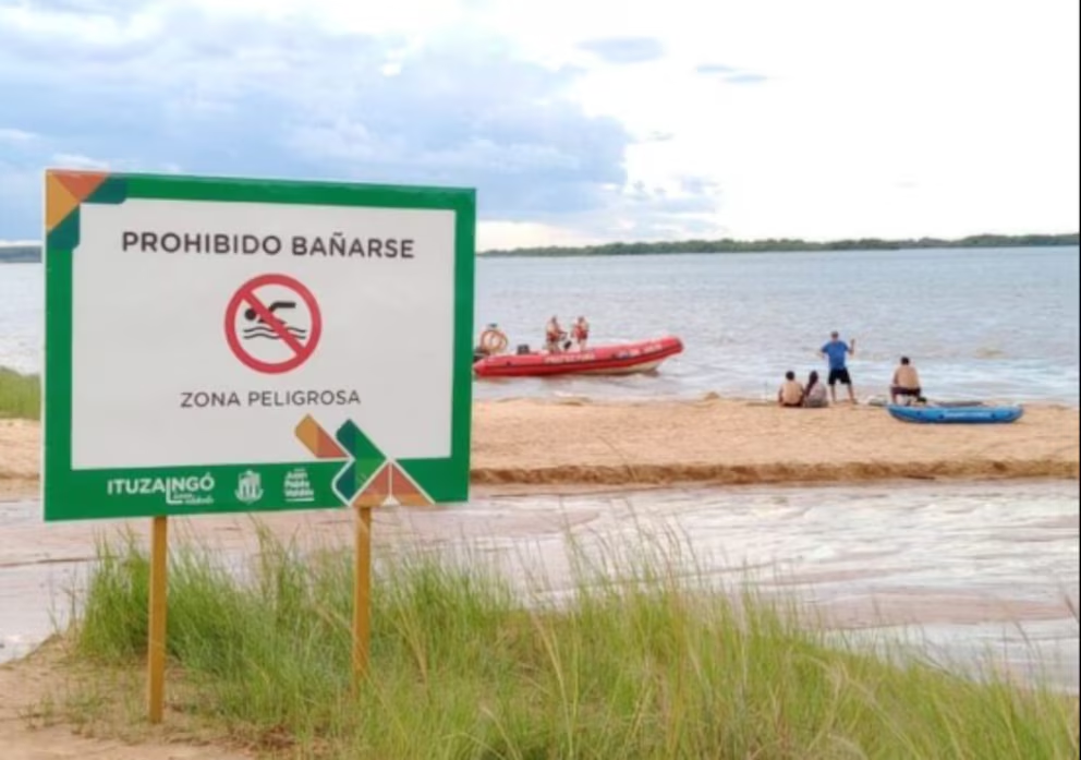 Tragedia en el río Paraná en Ituzaingó