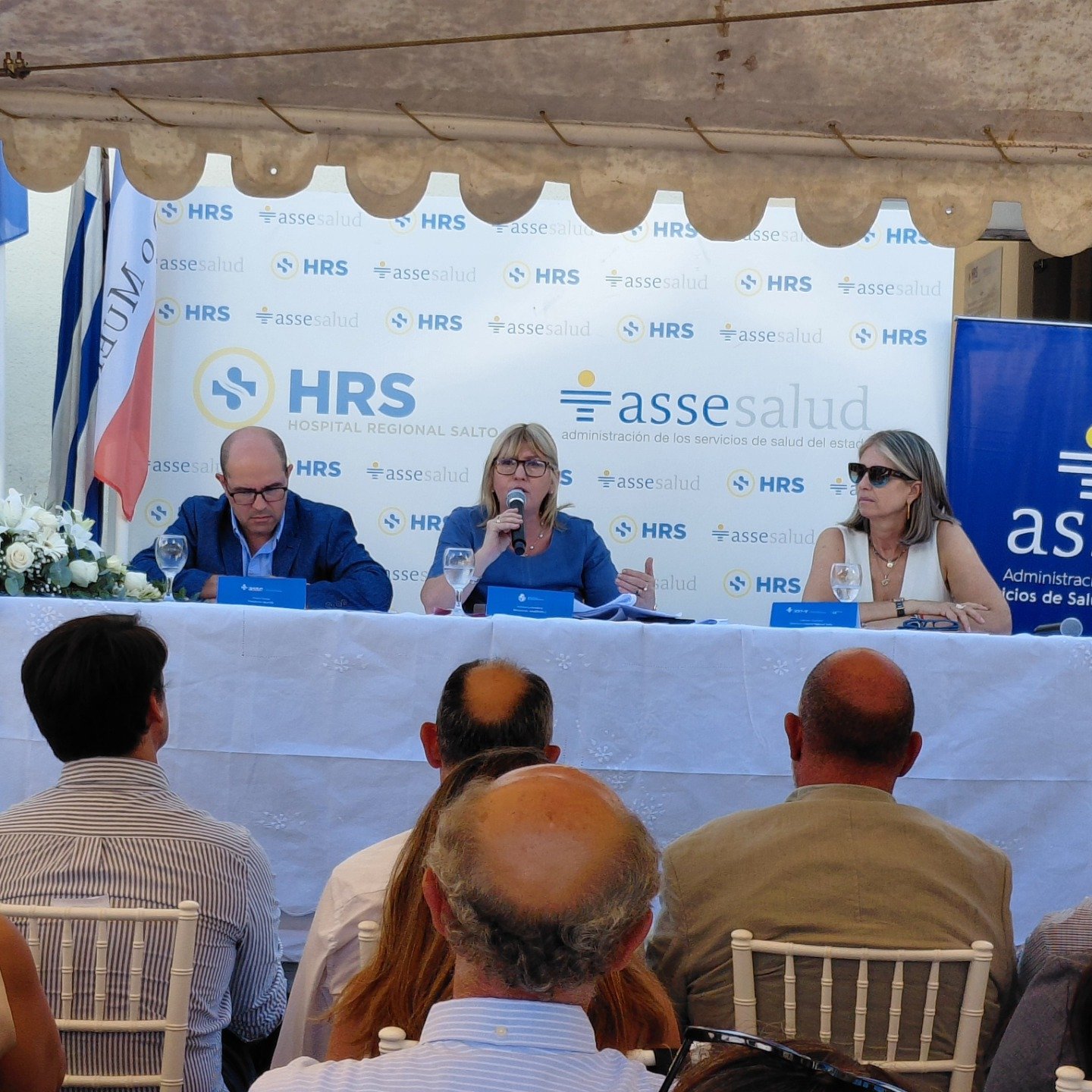Inauguran tomógrafo en Hospital Regional de Salto tras años de postergaciones oficiales 4 Autoridades en el Hospital Regional de Salto