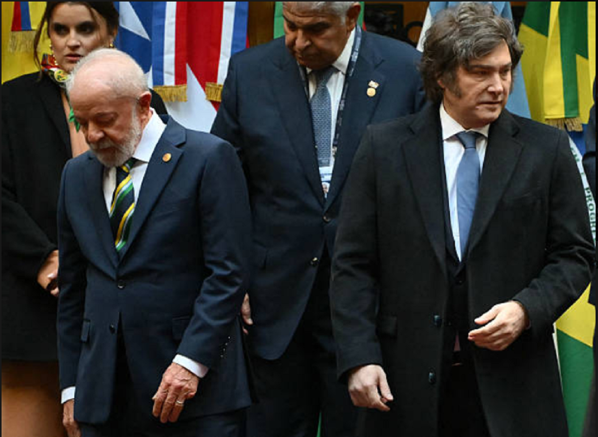 Javier Milei en la cumbre del Mercosur 2025