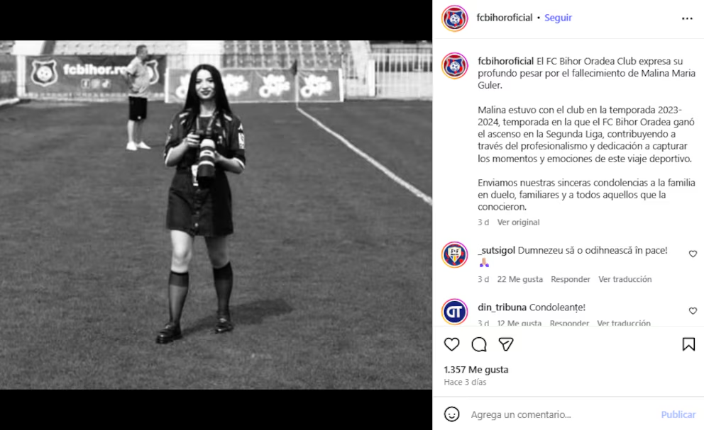 Redes sociales y la muerte de Malina Guler