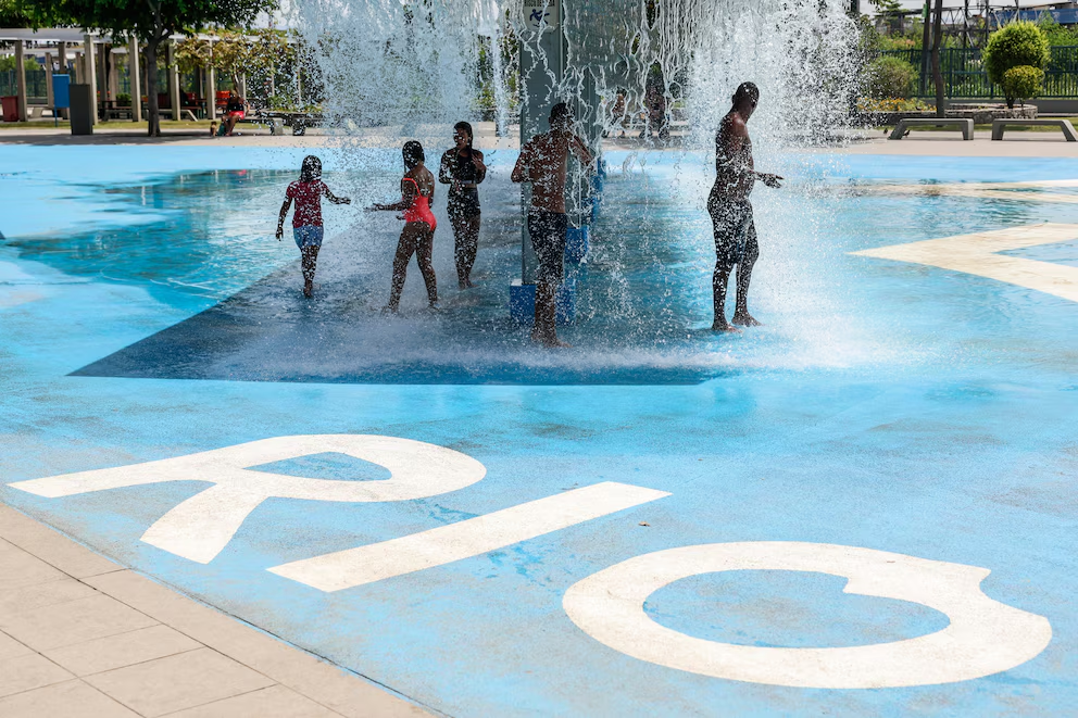 Ola de calor en Brasil y récords