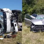 Escena del accidente en Rocha