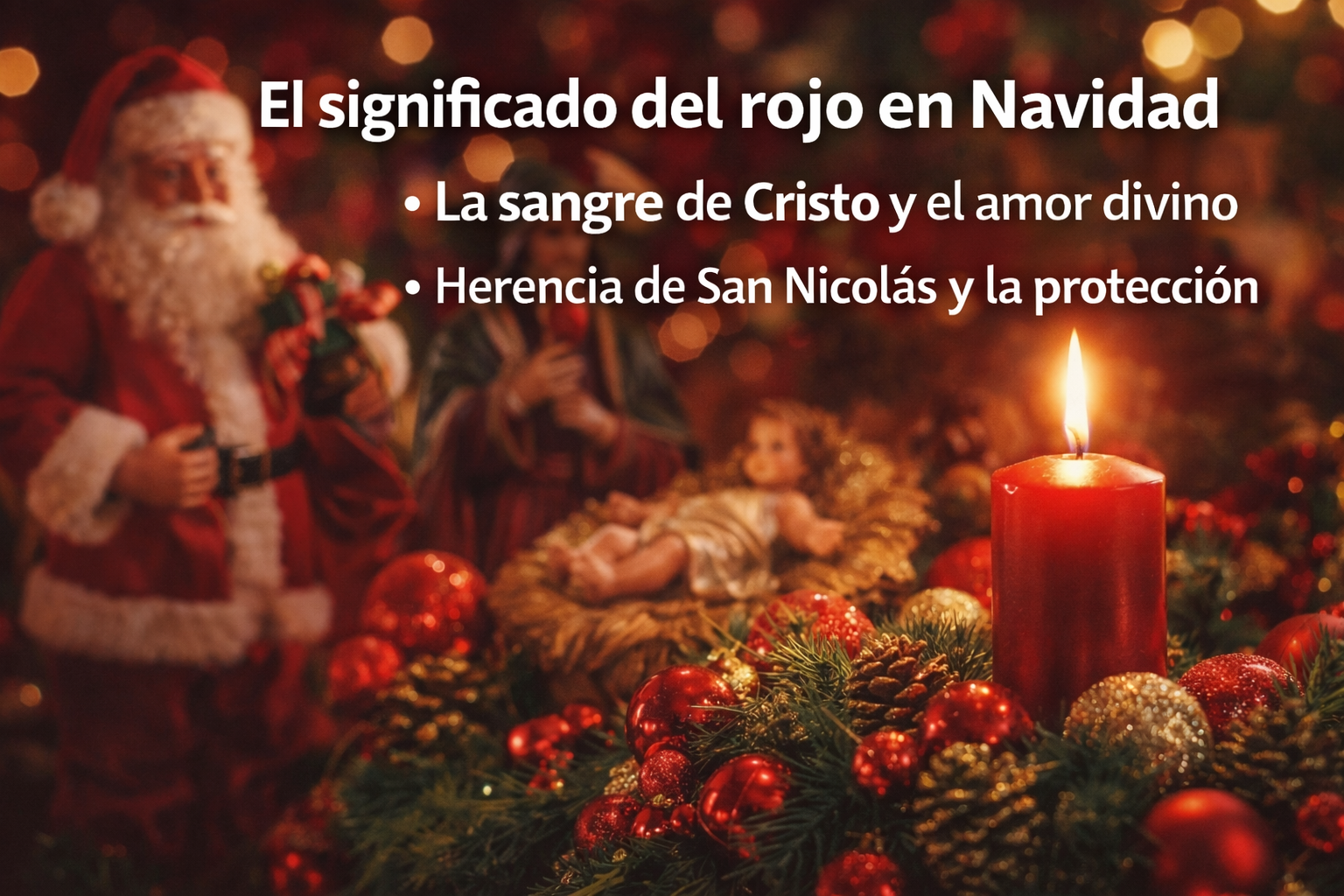 Moda y significado del rojo en Navidad