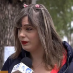 Romina Celeste tras el accidente en ruta