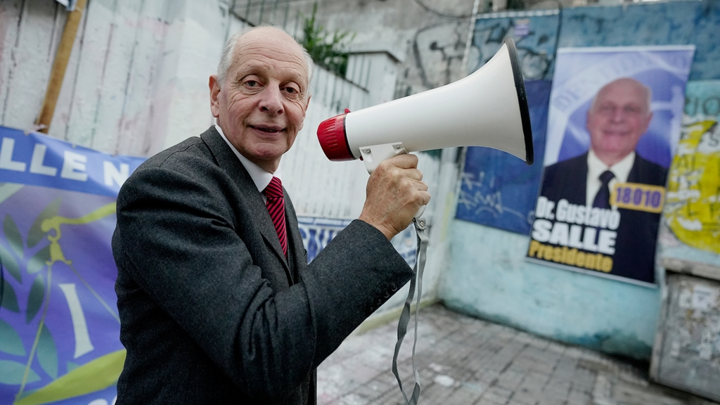 Gráfico de las preferencias partidarias en Uruguay