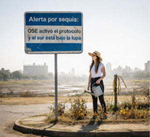 OSE pidió hoy el uso responsable del agua ante las escasas lluvias