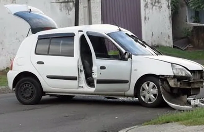 Escena del siniestro fatal en Artigas