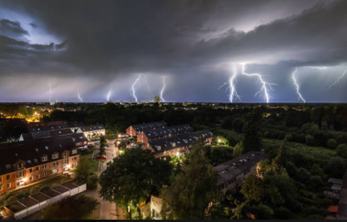 Mapa de alerta amarilla tormentas de Inumet
