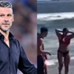 Momento del rescate en José Ignacio