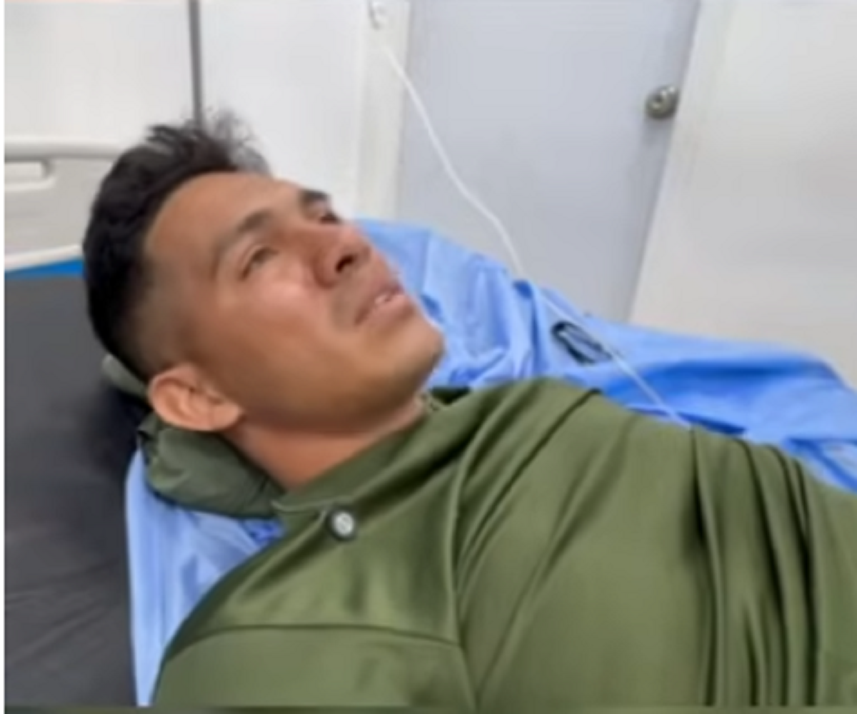 Militares venezolanos heridos en combate