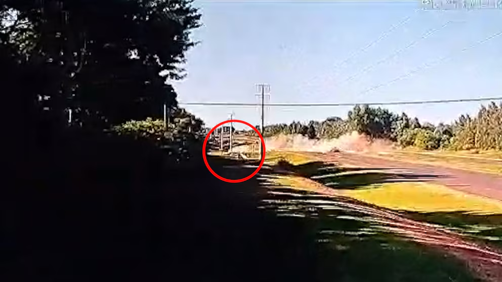 Choque del policía federal alcoholizado en Argentina