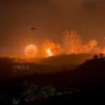 Explosiones en Caracas tras el ataque de Estados Unidos a Venezuela que derivó en la captura de Nicolás Maduro.