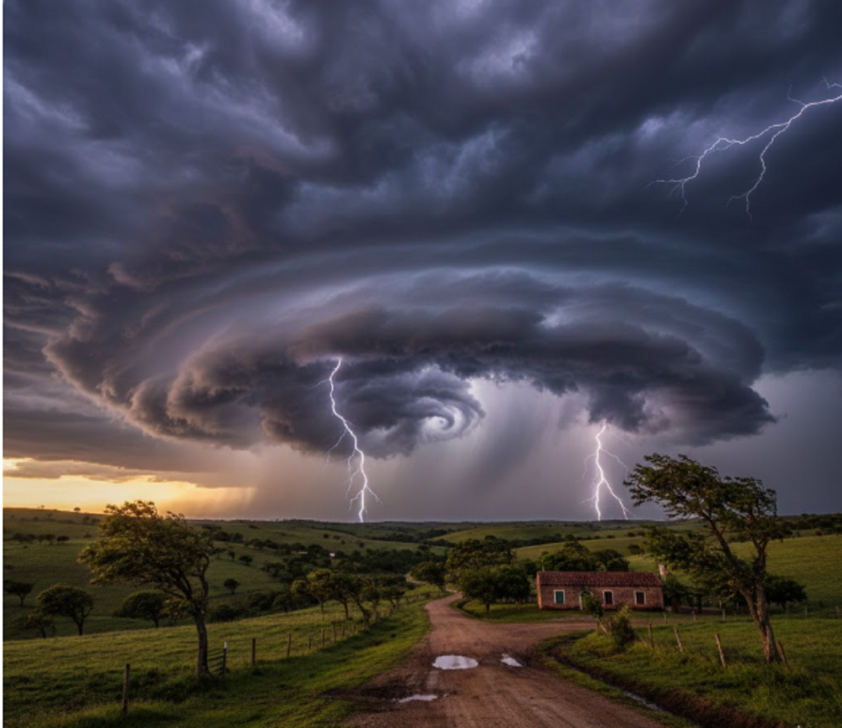 Alerta amarilla por tormentas en Uruguay