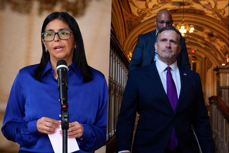 Reunión de Delcy Rodríguez con la CIA