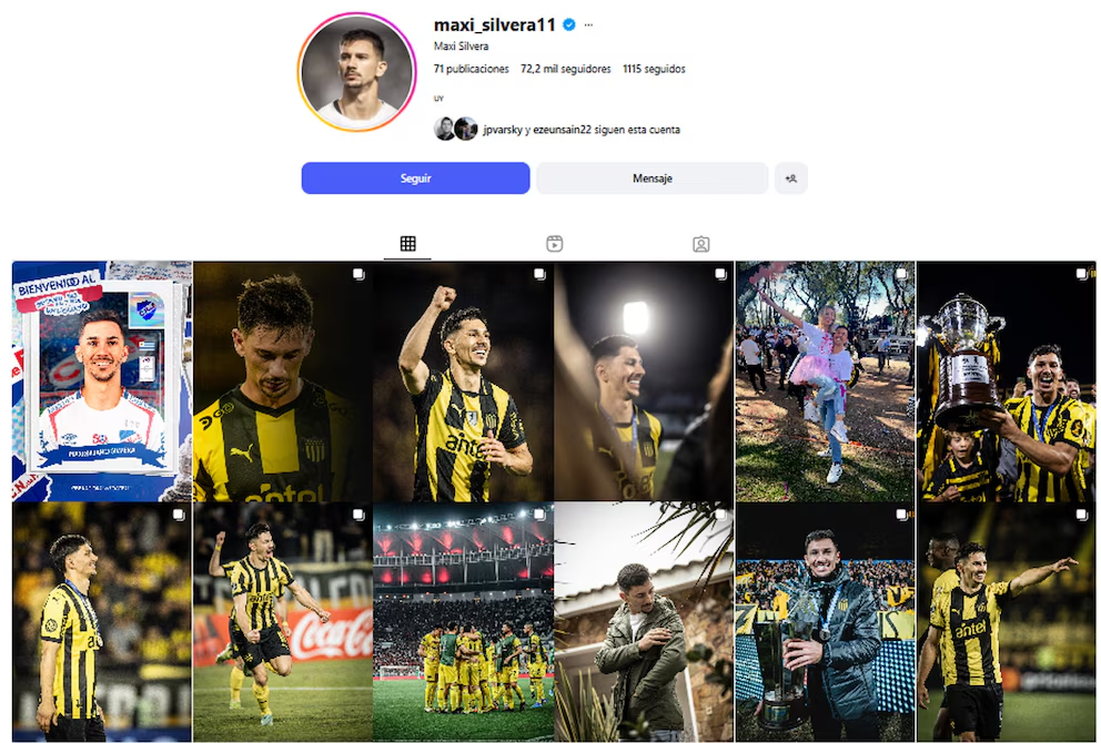 Pasado de Maximiliano Silvera en Peñarol