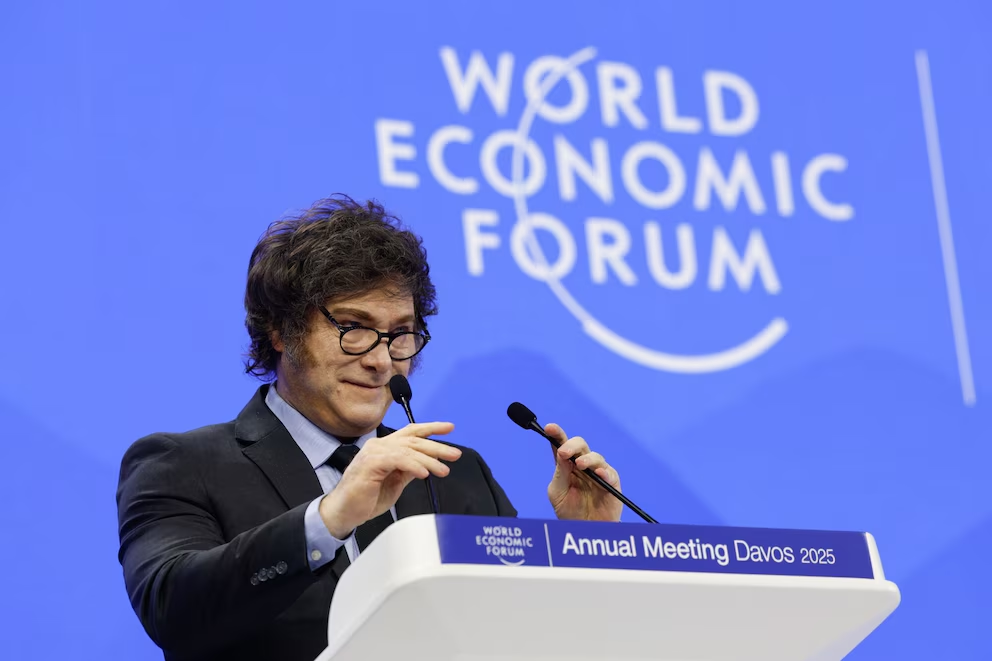 El viaje de Javier Milei a Davos