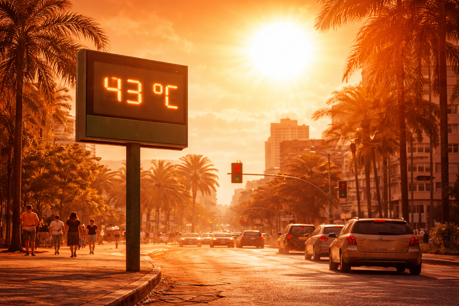 Mapa de la nueva ola de calor en Uruguay