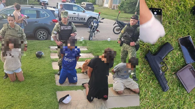 Violencia en playa Bikini de Maldonado intervención de Prefectura