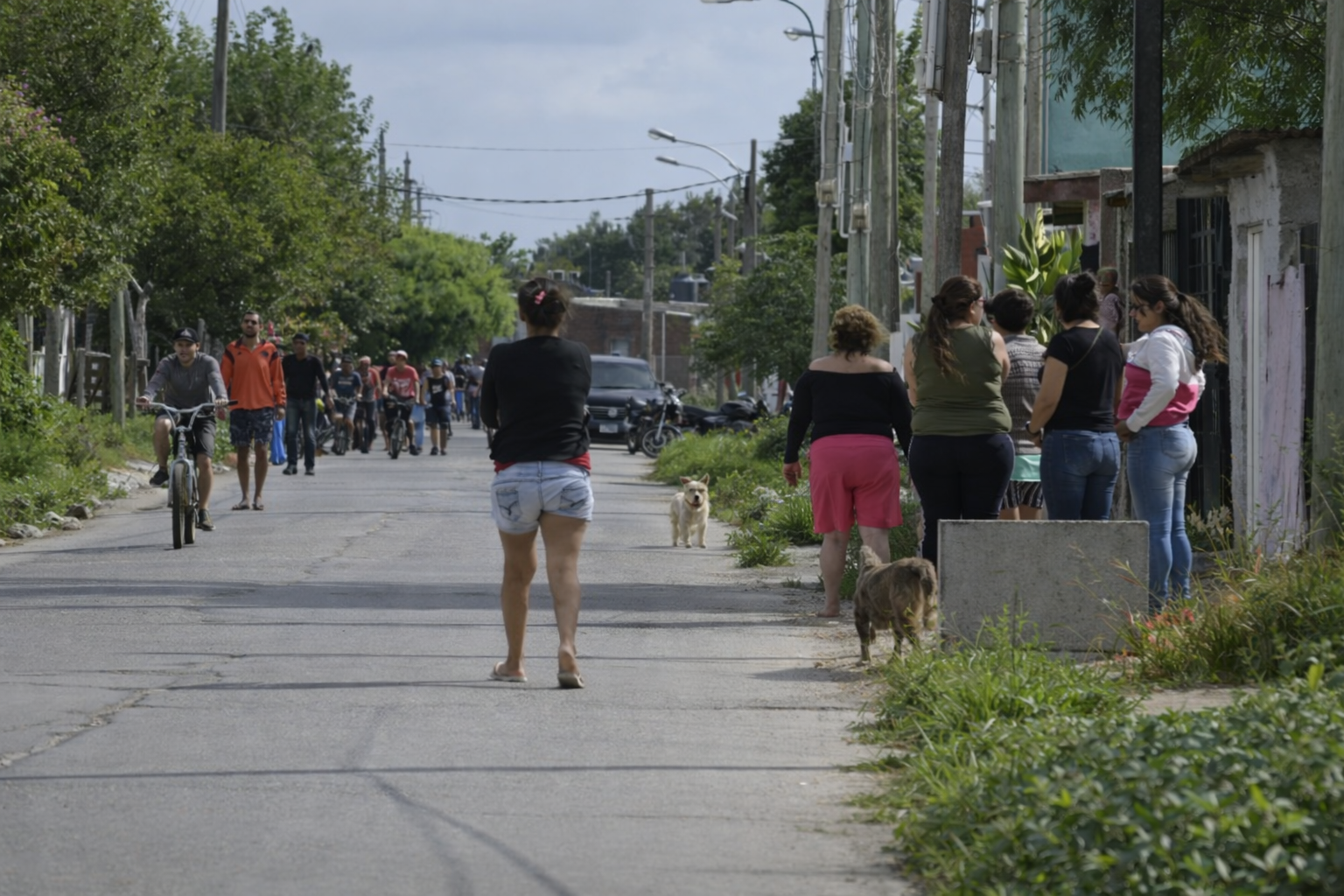 Calle Rafael en barrio Piedras Blancas