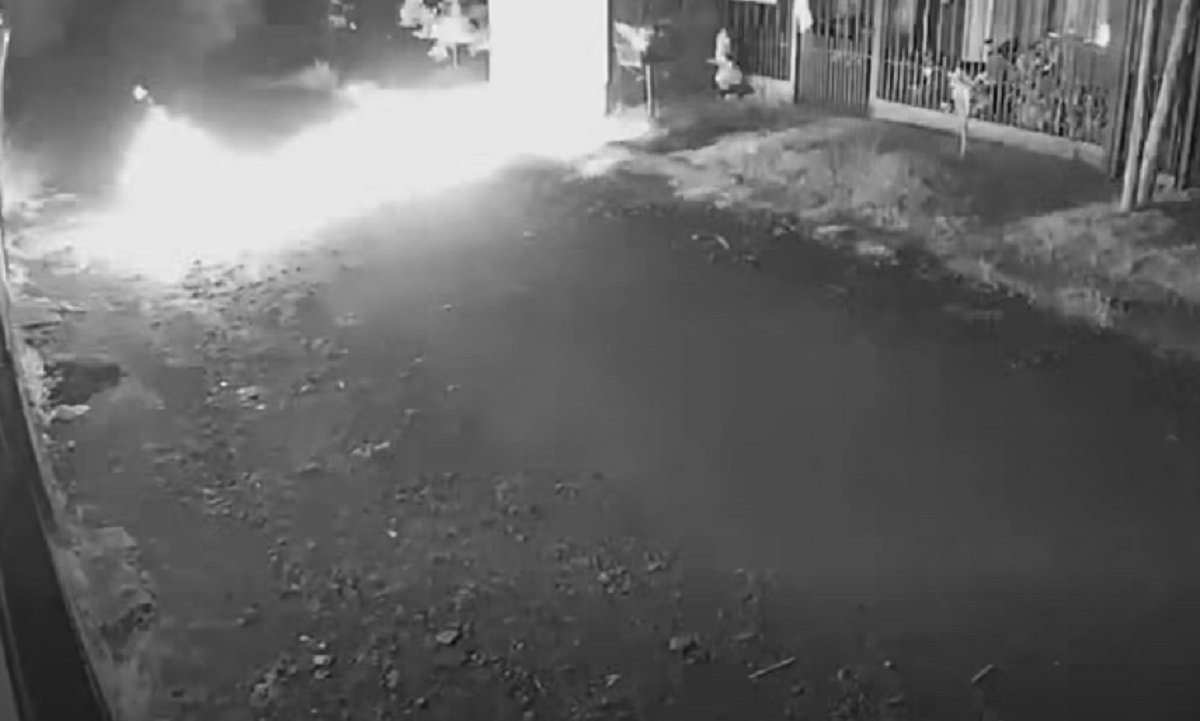 Escena de violencia en Salto en La Amarilla