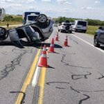 Escena del siniestro de tránsito en San José