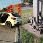 Siniestro de tránsito en Montevideo accesos columna