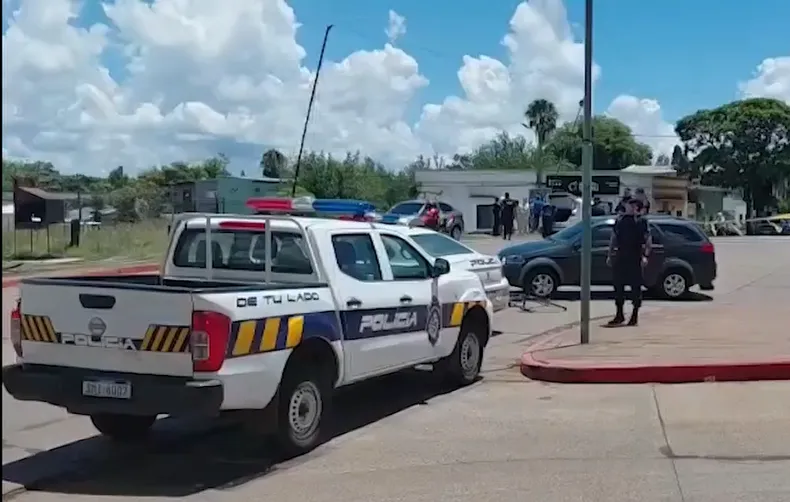 Escena de siniestros de tránsito en Salto