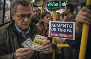 Sube el boleto en Montevideo desde el lunes con nuevos precios vigentes