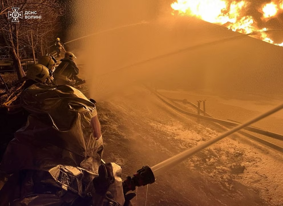 Daños en infraestructura por la guerra en Ucrania