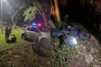 Prefectura vigilando el río Uruguay contra el contrabando en Salto.