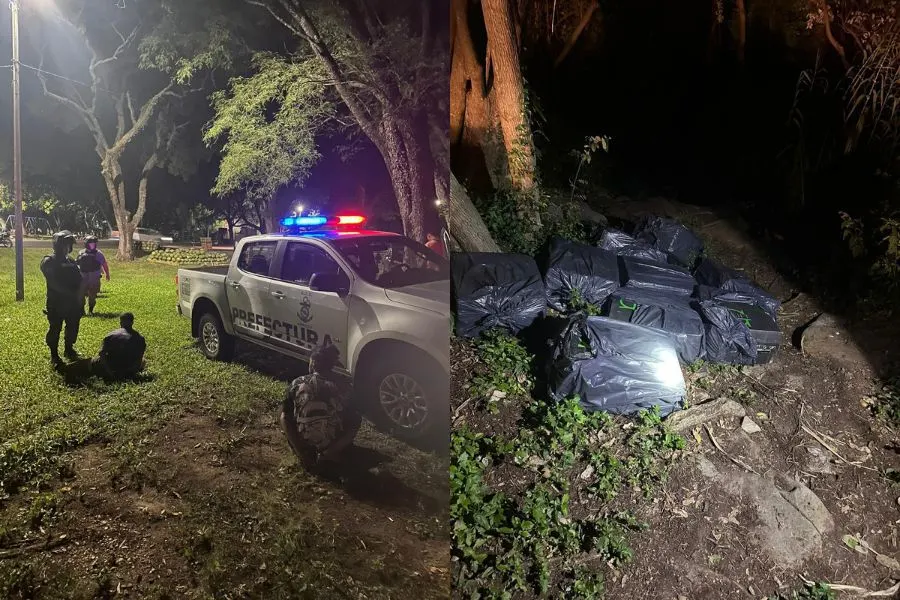Contrabando en Salto: persecución y cuatro detenidos en la costa