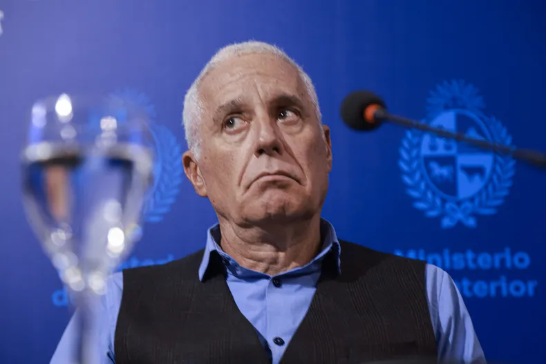 Gráfico comparativo de homicidios en Uruguay durante la gestión de Carlos Negro.