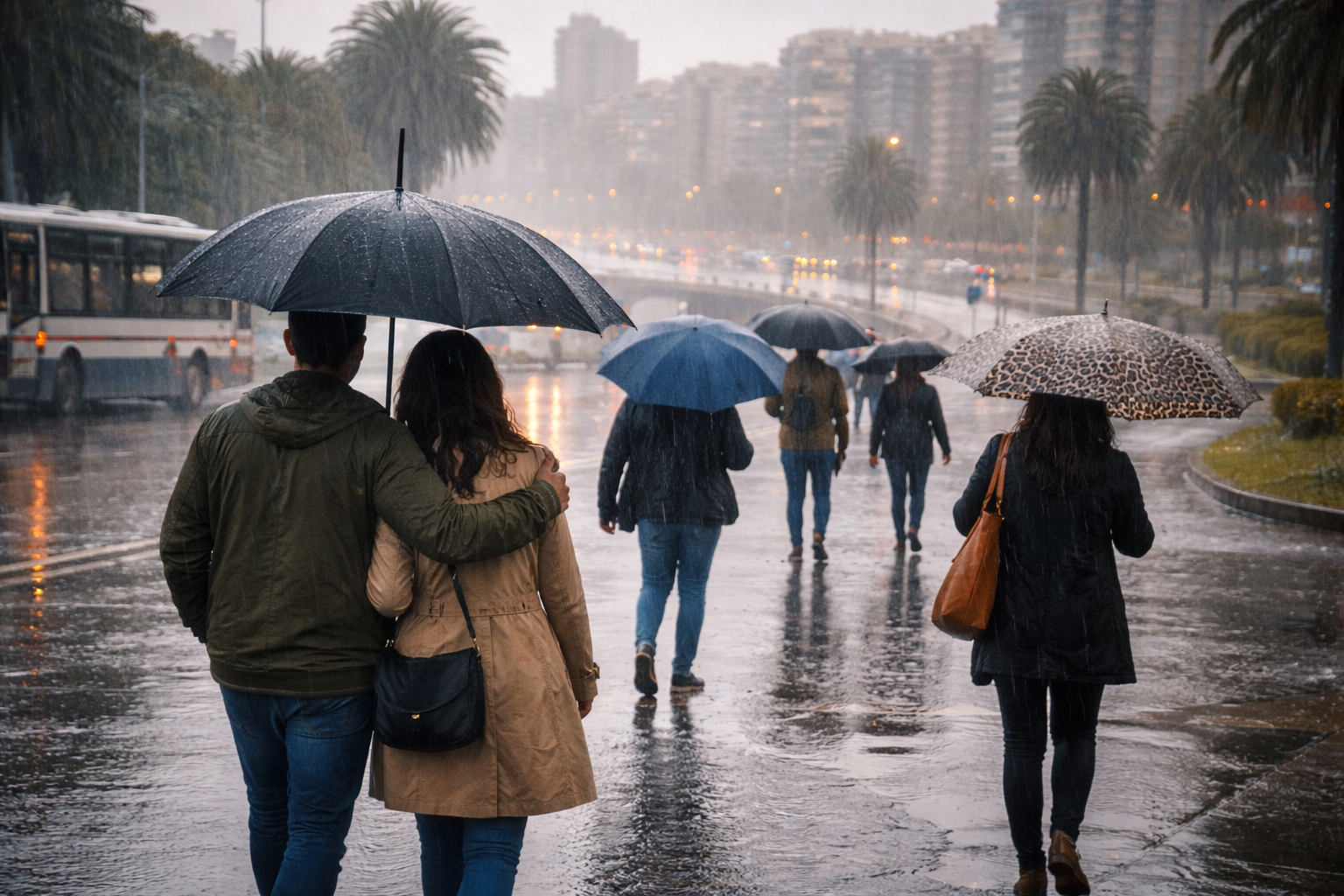 Tormentas severas en Uruguay: alerta por viento y granizo 14 Mapa meteorológico del Cono Sur mostrando el avance de nubes de tormentas severas en Uruguay hacia el área metropolitana.