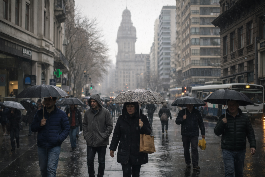 Pronóstico del tiempo: el fin de semana será frío y con tormentas