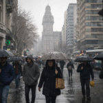 Pronóstico del tiempo: el fin de semana será frío y con tormentas