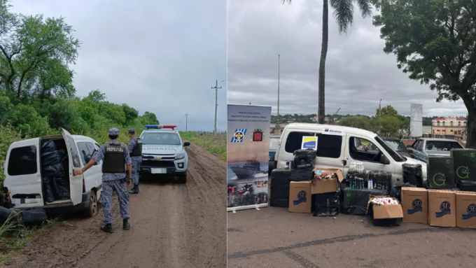 Contrabando en Salto: persecución terminó con una fuga a pie