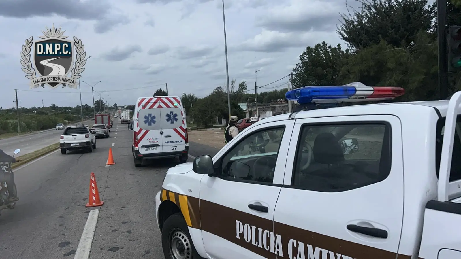Accidente en Ruta 8 hoy: adolescente de 14 años gravemente herido