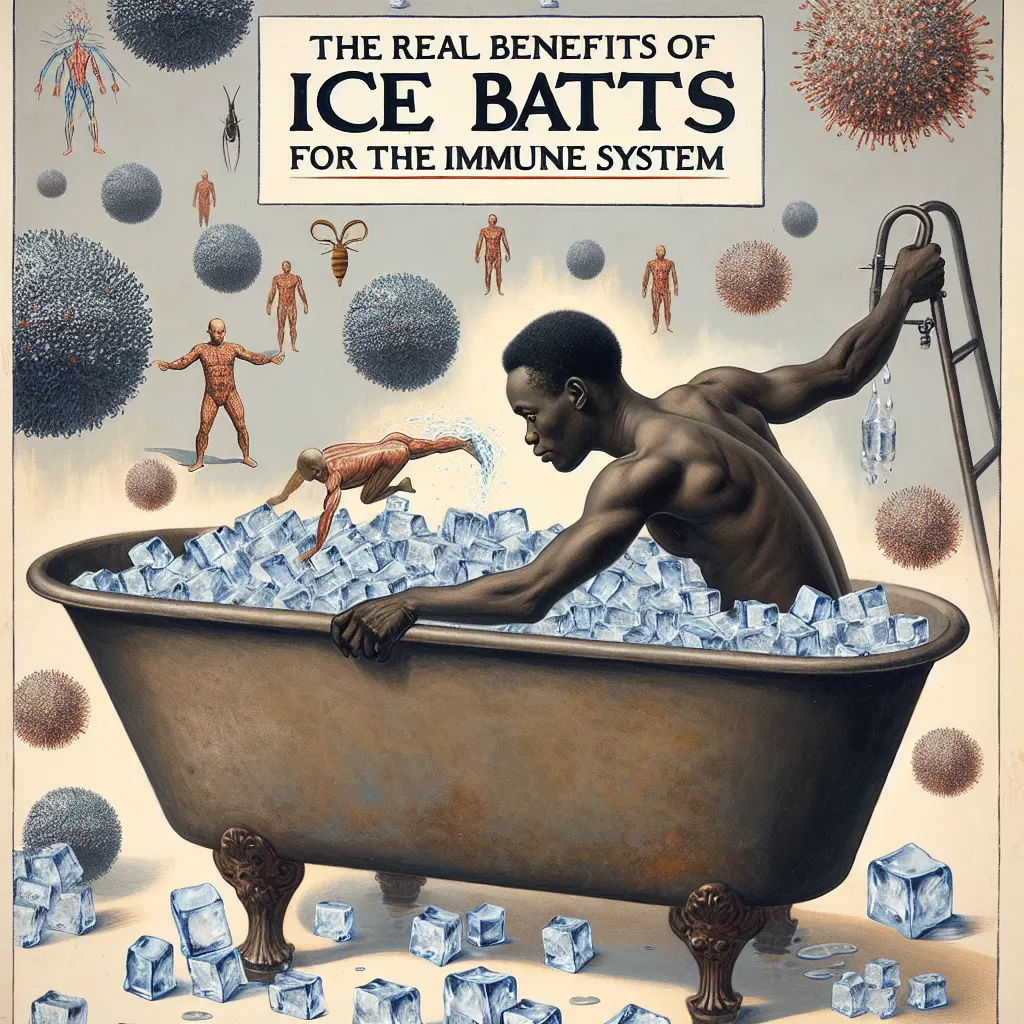 Los beneficios reales de bañarse con hielo para el sistema inmune