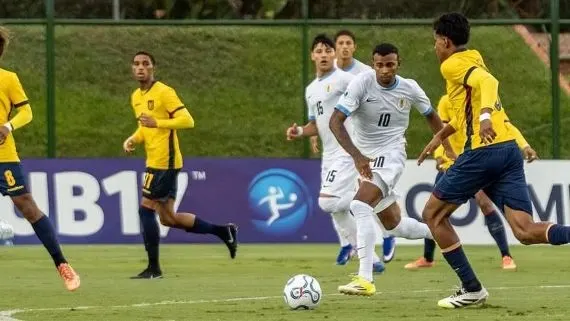 Uruguay perdió con Ecuador y sigue sin ganar en el Sudamericano Sub 17