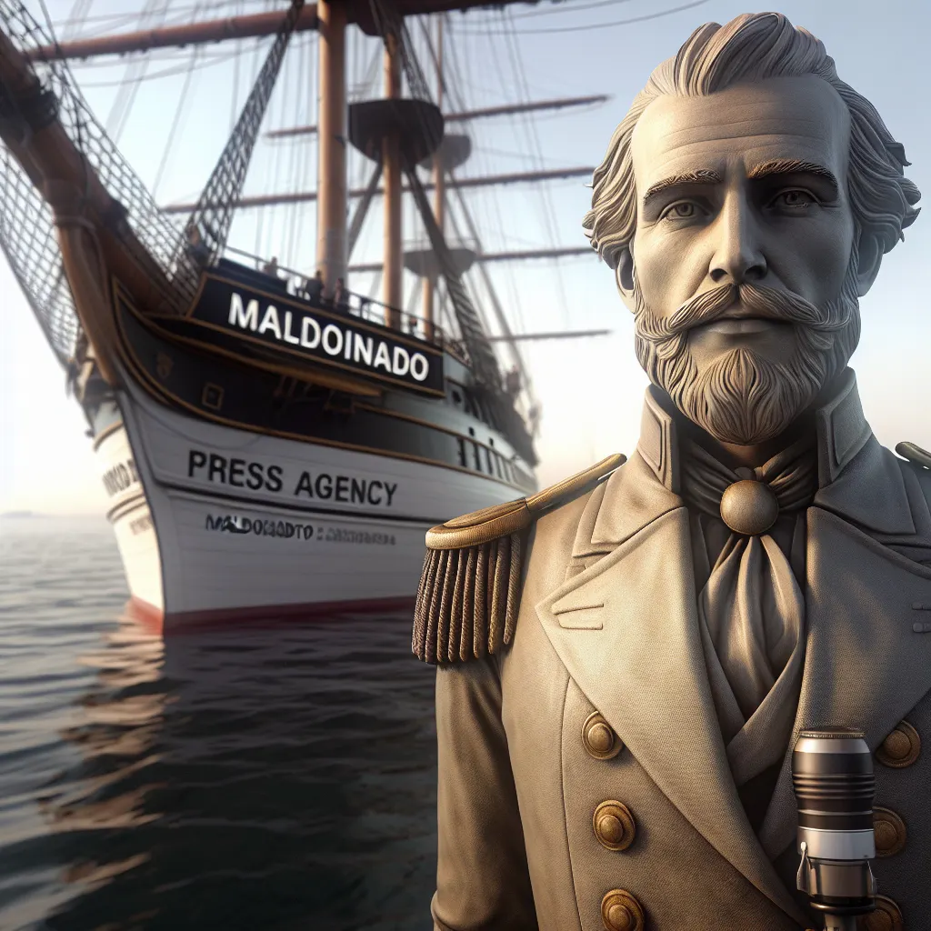 Histórica goleta neerlandesa llama la atención en las aguas de Maldonado