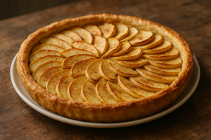 Tarta de manzana casera