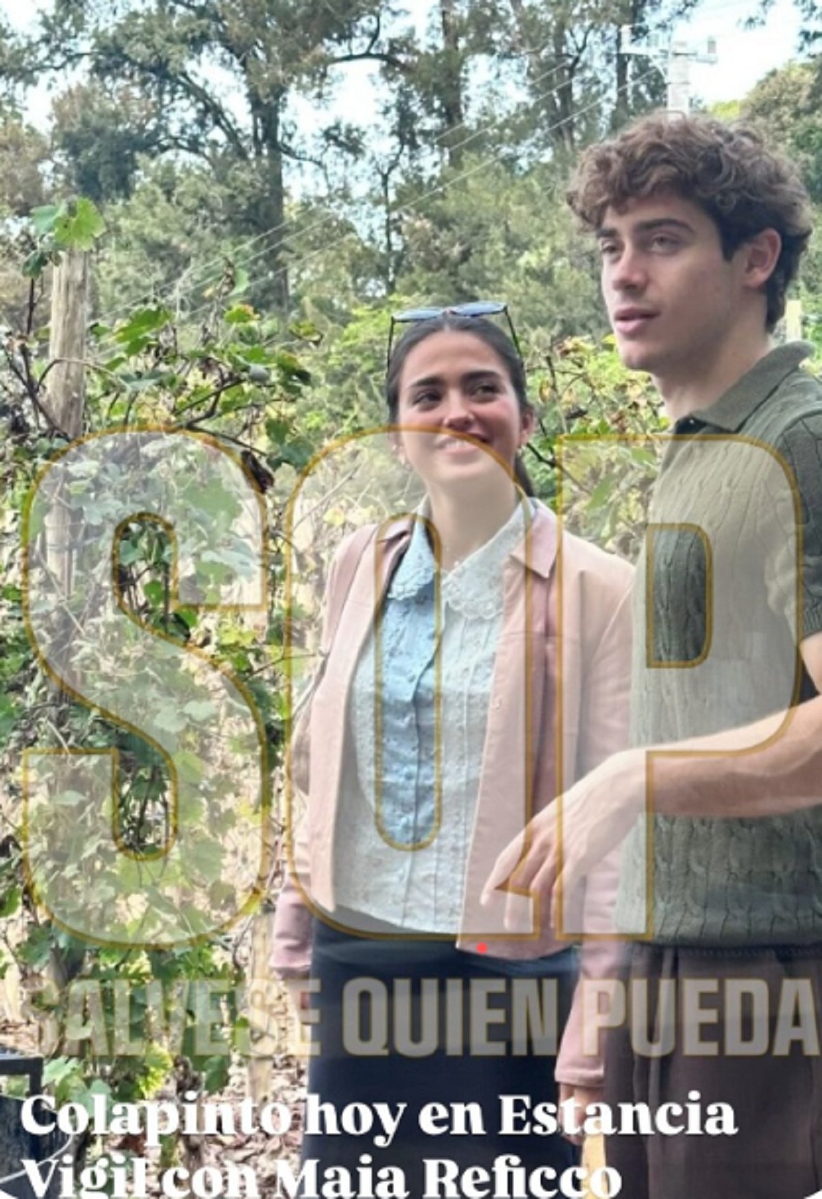 Franco Colapinto y Maia Reficco en el hotel Palacio Duhau romance de Colapinto