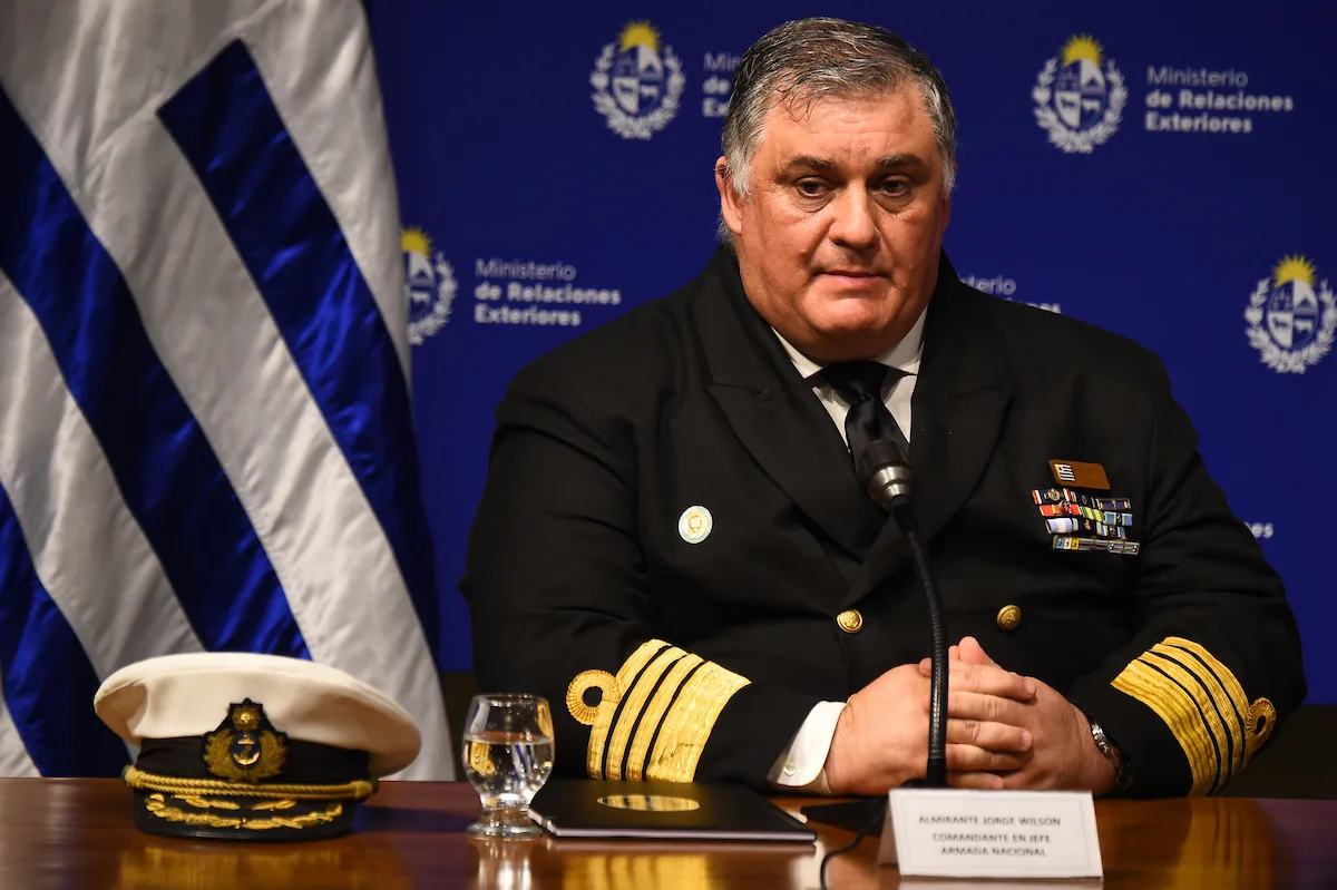 El excomandante Jorge Wilson denunciando persecución en el escándalo en la Armada