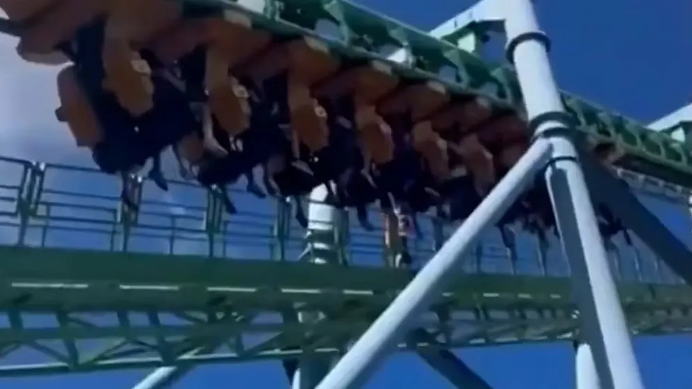 Pánico en Argentina: falla en montaña rusa del Parque de la Costa