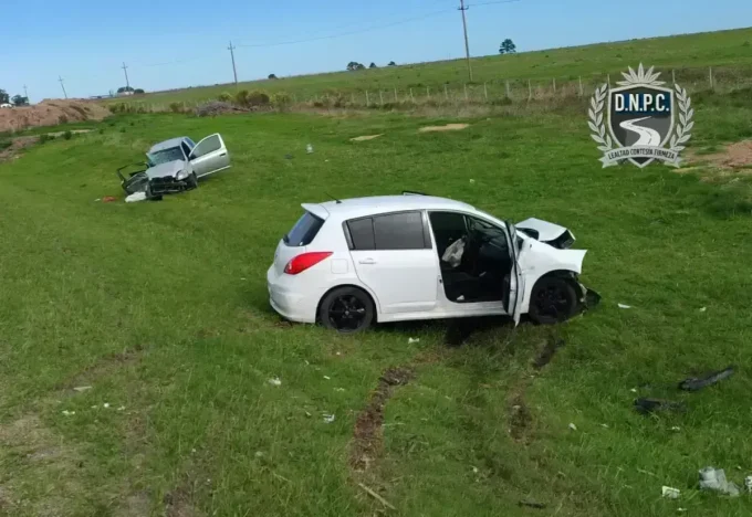 Siniestro en ruta 9 deja siete lesionados a la altura de Gregorio Aznárez