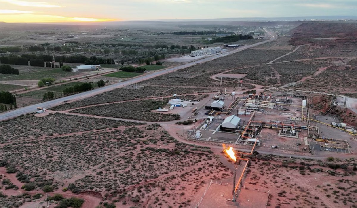 Planta de procesamiento de energía de Argentina en Neuquén